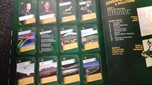 Pick n Pay Rugby Cards Complete Album